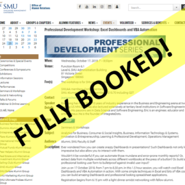 Professional Development Series @ SMU